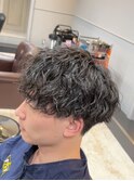 新潟ツイストスパイラル　新潟メンズパーマ　マッシュパーマ