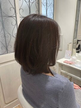 ルシードスタイル グローバルディー 稲毛店(LUCIDO STYLE GLOBAL.D) ふんわりボブ/シナモンベージュ【稲毛】