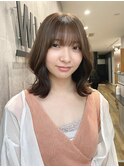 韓国ミディアムレイヤーカット