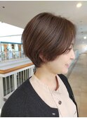 丸みショートボブ/ショートカット/ショートヘア/20代/30代/40代