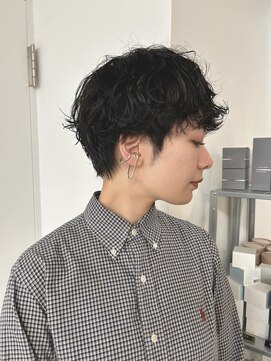 カルテ(QUARTE) ベリーショート　マニッシュショート　ニュアンスパーマ