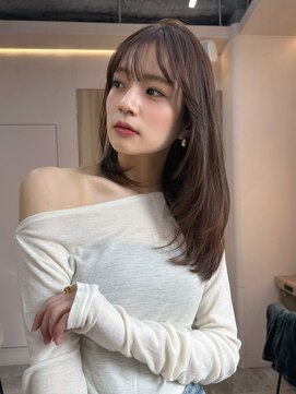 ウェイズトウキョウ 新宿店(Ways TOKYO) 柔らかまろベージュ×レイヤースタイル