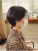 【嶋崎翔】黒髪丸みショート