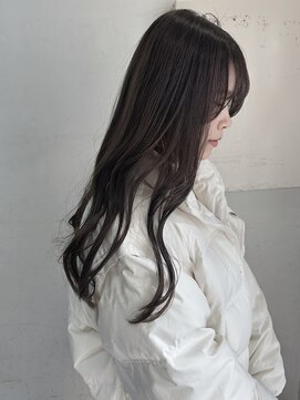 キャンバス バイ ネオリーブ 横浜西口(Canvas by neo.) ロングレイヤー ブリーチなしグレージュ 髪質改善カラー 横浜