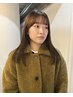 《伸ばし中の方へ》前髪カット＋カラー＋SYSTEMトリートメント　￥11000