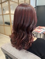 ヘアーサロン フーガ 春日部店(HAIR SALON fuuga)&nbsp;暖色カラー（ブリーチ無し）