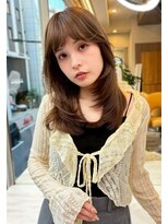 アロン(Allons Ginza)&nbsp;大人可愛いミディアムレイヤーカット