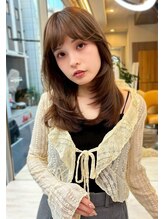 アロン(Allons Ginza) 大人可愛いミディアムレイヤーカット