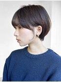 ショート美髪顔周りレイヤーグレージュくびれヘア_9940