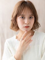 カバーヘア ブリス 戸田公園西口店(COVER HAIR bliss) ミルクティーアッシュゆるふわ大人ボブパーマA0戸田公園20代30代