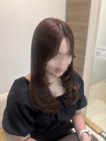 エメリー 静岡呉服町店(AMELY)&nbsp;顔周りレイヤー×透明感マロンブラウン