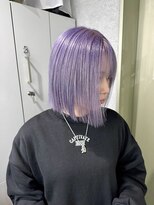 リラス 博多(rilas)&nbsp;ラベンダーカラー　ダブルカラー　ブリーチカラー