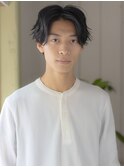 enne/センターパート/メンズ