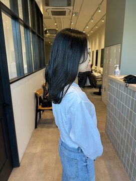 レイヤーカット/髪質改善/酸熱トリートメント/透明感カラー