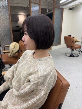 タミーズ 金山(Tummy's) ミニボブ×チョコブラウン