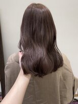 esu西梅田/髪質改善/韓国/ダブルカラー/イルミナカラー/顔周りカット【エス】&nbsp;マロンベージュ/ブリーチなしカラー