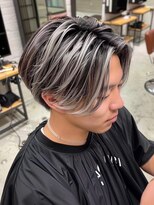 ネハス ナガオカ(nehus.nagaoka)&nbsp;メンズバレイヤージュ/ブルーブラック/韓国マッシュ