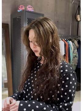 ヤーン(yarn.) olive beige