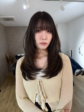 エトワ 中央店(etoi) 大分ハッシュカット胸上鎖骨下ミディアムレイヤースタイルかるめ
