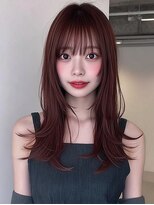 レア 新越谷(LEA) シースルーレイヤー × ボルドーブラウン
