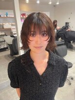 ホーミーキョウト(Homey Kyoto)&nbsp;シースルーバング×ニュアンスパーマボブ