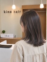キノヘアー(kino hair)&nbsp;ミディアムレイヤー  ハイライト