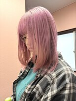 シード 成増 下赤塚店(ced.) 最強可愛い♪顔周りレイヤーカット+ペールピンクカラー