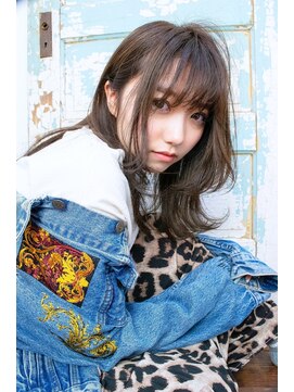 アンジェリカ 鹿児島中央タワー店(ANGELICA) ANGELICA アッシュブラウン シースルーバング フロントレイヤー