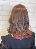 インナーカラー/フェイスフレーミングカラー/イヤリングカラー