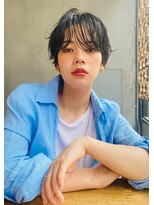 レニーバイエース(LANY by ACE) 【LANY横浜】ブルーブラック×シースルーバング