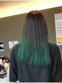 グラデーショングリーン☆