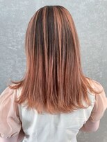 アイティーバイアルバム 下北沢店(IT by ALBUM)&nbsp;ピンクハイライト_ショコラベージュボブルフ_ba350682