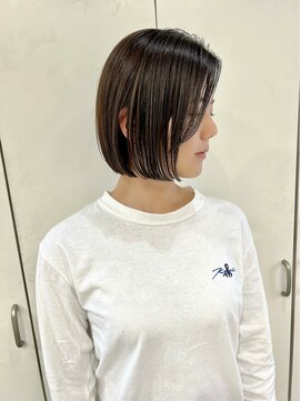 ジーニー 横浜(giinii) 大人可愛い20代30代きりっぱなしボブ_ミニボブ【横 浜】渋谷良太