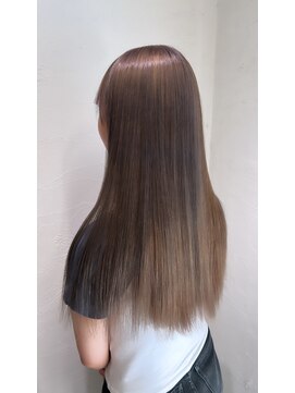 アジールヘア 池袋東口店(agir hair) ミルクティーグレージュ大人かわいい10代20代透明感カラーシアー