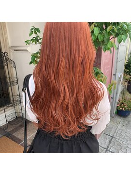 ボアップ(boappu) #オレンジカラー#ハイトーンカラー#ケアブリーチ#髪質改善