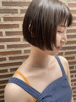 ヌード(NUDE) NUDE ミニボブ マチルダボブ 前下がりボブ 切りっぱなしボブ