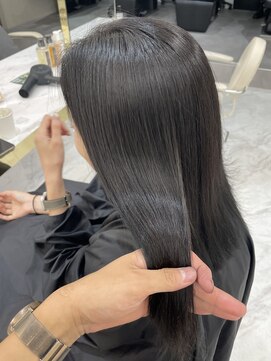 シェノン サントル(CHAINON CENTRE) 酸性縮毛矯正/グレージュカラー/髪質改善カラー