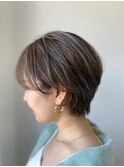 20代30代40代イメチェン似合わせカットフルバングショートヘア