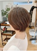 ショートヘア/チョコレートモード/大人ガーリー[有楽町/日比谷］