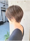 大人ショート/髪質改善/前髪なしショート/くびれショート