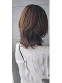 秋ヘアーカラースタイル