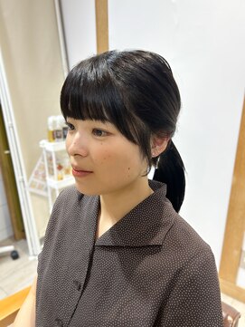 プラグ バイ ネオリーブ(plug by neolive) 前髪×髪質改善[髪質改善/縮毛矯正/韓国]A