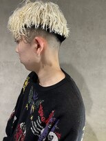 シアン(.Xian)&nbsp;men's】ブリーチスパイラルパーマ（高槻/高槻美容室/メンズ）