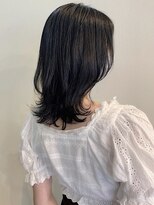 シアン(CYAN)&nbsp;【CYAN】#10代#20代#ブルーアッシュ#透け感#ウルフ