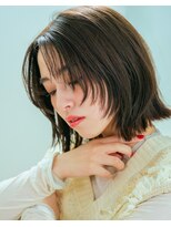 アーレア バイ リトル 横浜(Alea by little) 大人カラーこなれフェイスレイヤーボブ［横浜駅］