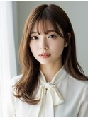 イメチェン/美髪/外ハネボブ/ワイドバング/髪質改善/縮毛矯正