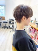 【morio成増 セリザワ】前髪長め ショート 明るめカラー