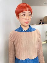イノセントヘア(innocent.hair)&nbsp;オレンジ×ベリーショート