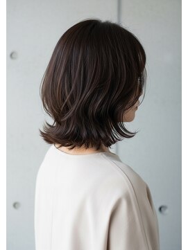 プラグ ヘアーデザイン 大名店(PLUG hair design) 外ハネボブ