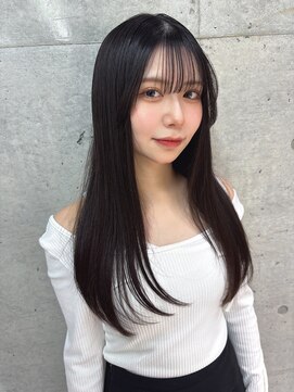 ロンドメリア 天神大名店(Lond Melia) 黒髪カタログ/オリーブグレー/小顔に見せるヘア/クラゲヘアー